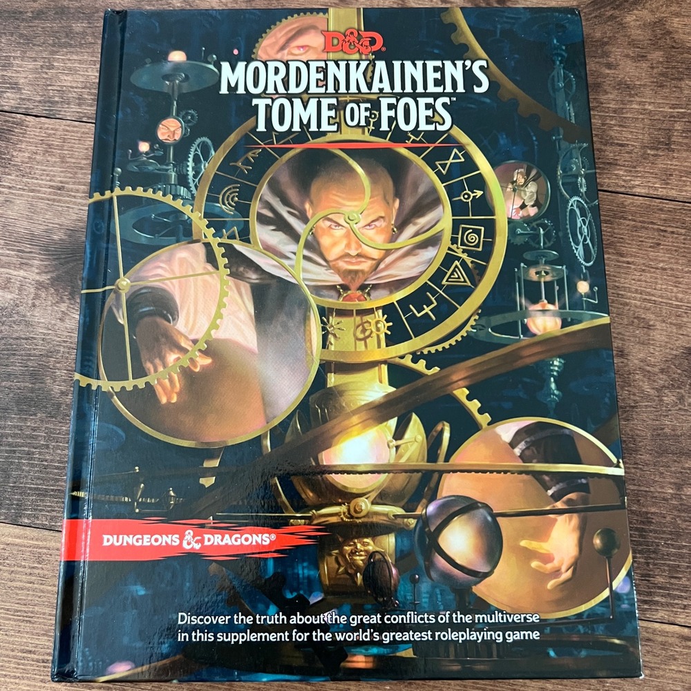Dungeons & Dragons Mordenkainen's Tome of Foes 5th Edition Hardcover May 2018